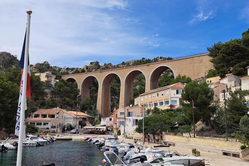 Magnifique T2 - Les Pieds Dans L'Eau Piscine/Plage Carry-le-Rouet Bagian luar foto