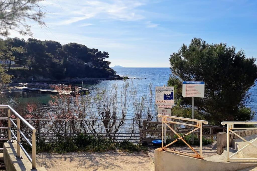 Magnifique T2 - Les Pieds Dans L'Eau Piscine/Plage Carry-le-Rouet Bagian luar foto